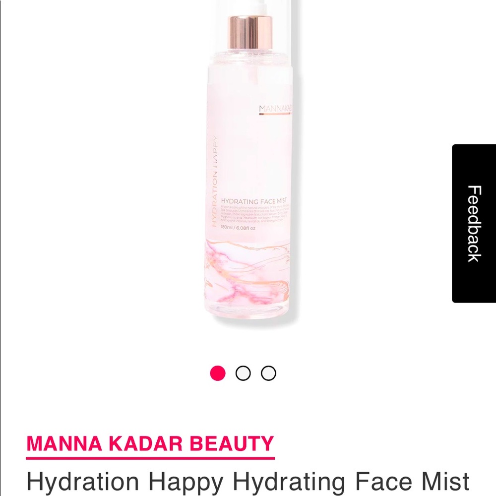 Manna Kadar Hydration Happy Hydrating Face Mist